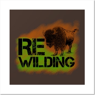 rewilding, renaturation and reforestation Posters and Art